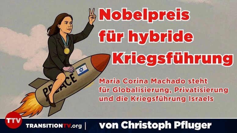  Der Friedensnobelpreis geht an eine Akteurin der hybriden Kriegsführung