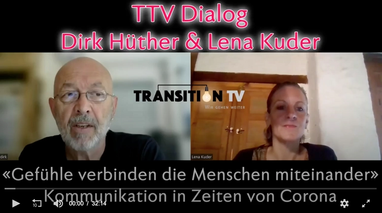 TTV Dialog: Dirk Hüther im Gespräch &#8211; «Gefühle verbinden die Menschen miteinander» &#8211; Kommunikation in Zeiten von Corona