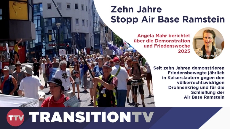 Zehn Jahre Stopp Air Base Ramstein: Demonstration und Friedenswoche 2025