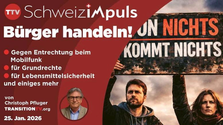 Die Schweiz bewegt sich- SchweizimPuls vom 25. Januar mit Christoph Pfluger