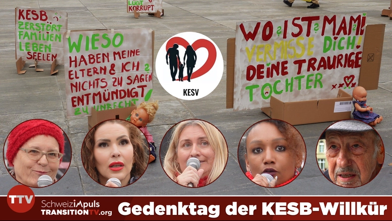 KESV-Gedenkanlass für die Opfer staatlicher Eingriffe seit 1981 | Bern, Bundesplatz | 1. Nov. 2025