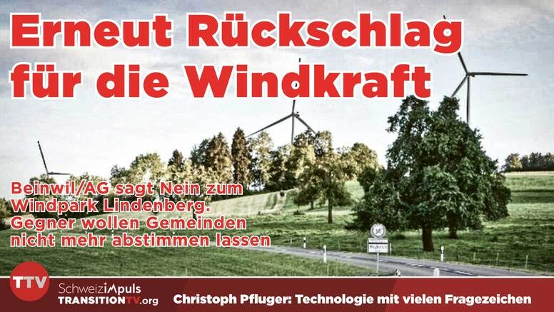 Beinwil/AG: Schon wieder eine Niederlage für die Windkraft