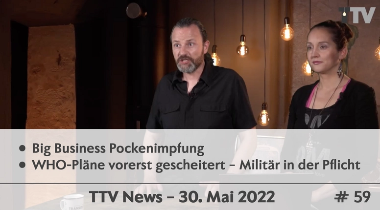 TTV News Nr. 59: Big Business Pockenimpfung – Bargeld unter Beschuss – Mastercard & biometrische Erfassung – WHO-Pläne vorerst gescheitert – Impfquisition & Hexenjagd