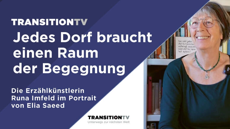 Die Erzählkünstlerin Runa Imfeld im Portrait von Elia Saeed