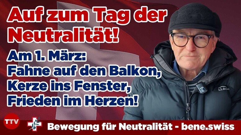 Der erste Tag im Monat gehört der Neutralität und dem Frieden