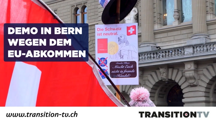 Wegen EU-Abkommen: Souveränitäts-Demo auf dem Berner Bundesplatz | 20. Dezember 2024