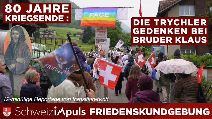 80 Jahre Kriegsende: Kundgebung für Frieden bei Bruder Klaus