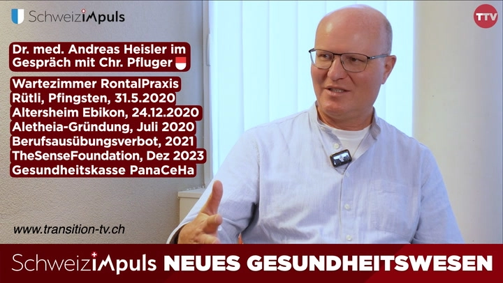 Der Arzt und Aktivist für ein neues Gesundheitswesen, Andreas Heisler im Gespräch mit Christoph Pfluger
