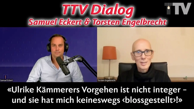 TTV Dialog &#8211; Samuel Eckert im Gespräch &#8211; «Ulrike Kämmerers Vorgehen ist nicht integer &#8211; und sie hat mich keineswegs &#8249;blossgestellt&#8250;!»