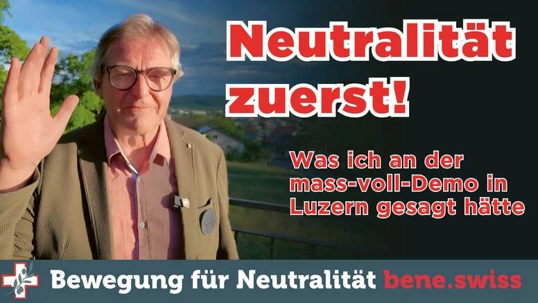 Was Christoph Pfluger an der mass-voll-Demo in Luzern gesagt hätte
