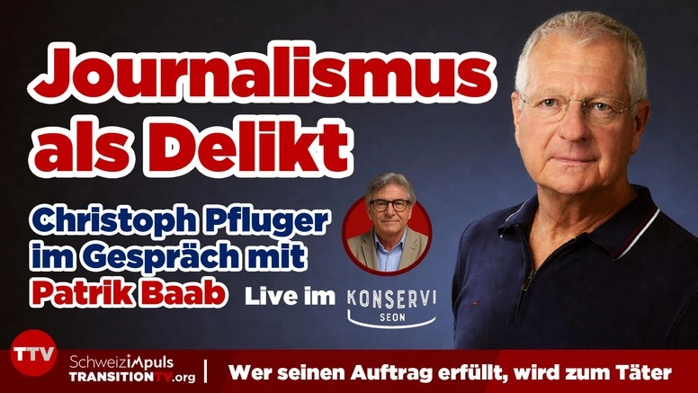 Journalismus als Delikt - Ein Livegespräch zwischen Christoph Pfluger & Patrik Baab