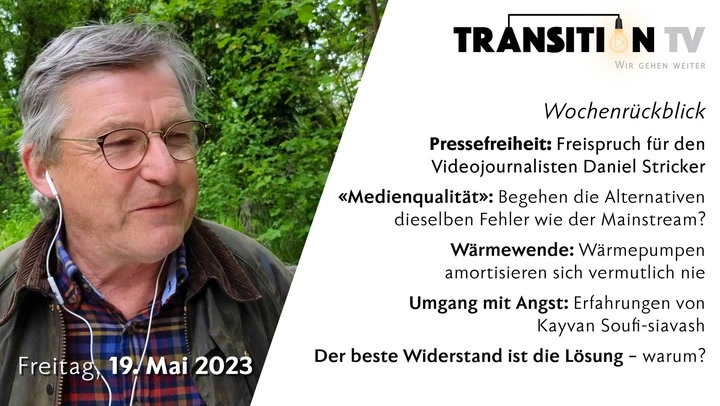 TTV-Sendung 19. Mai 2023: Erfolg für die Pressefreiheit &#8226; Sackgasse Wärmepumpen