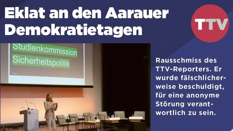 Eklat an den Aarauer Demokratietagen