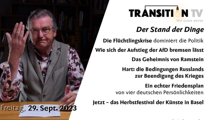 TTV: Stand der Dinge am 29. September