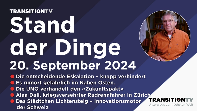 Die «Kuba-Krise» der Gegenwart, es rumort in Nahost, Stand der Dinge vom 20. September 2024