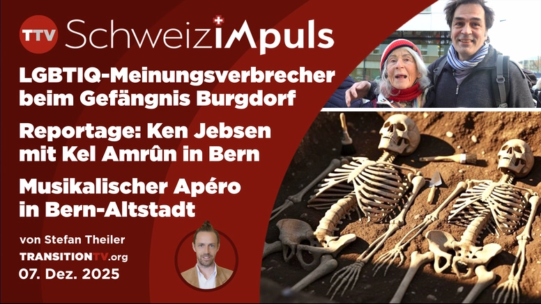 Wegen Meinung zu LGBTIQ: Demo vor Gefängnis Burgdorf | Ken Jebsen + Kel Amrun in Bern & 1. TTV-Apéro