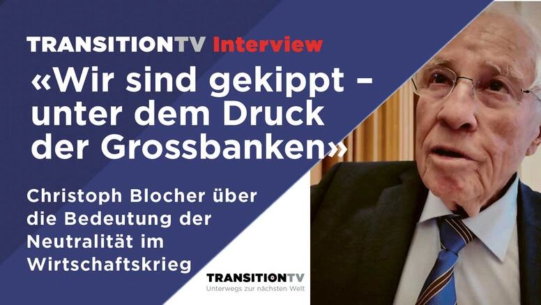 Christoph Blocher: «Wir sind gekippt &#8211; unter dem Druck der Grossbanken»