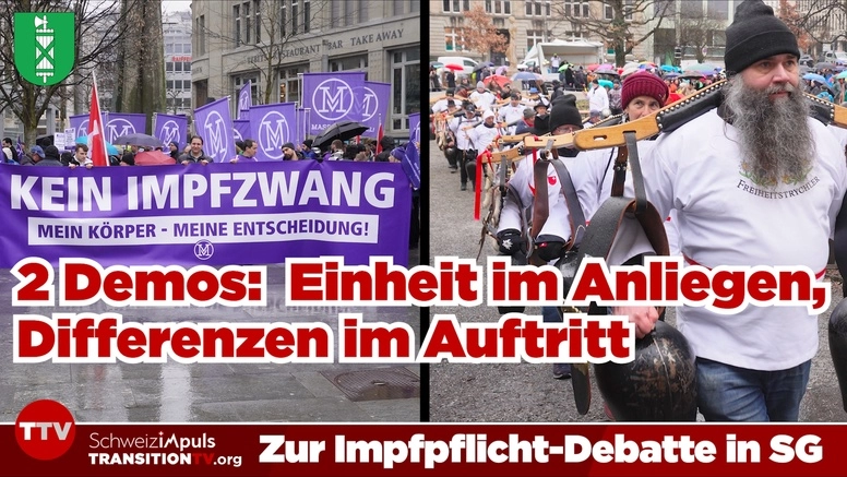 Argumente & Auftritte gegen den Impfzwang | Demo-Reportage aus St. Gallen | Teil (2/2) | 14.02.2026