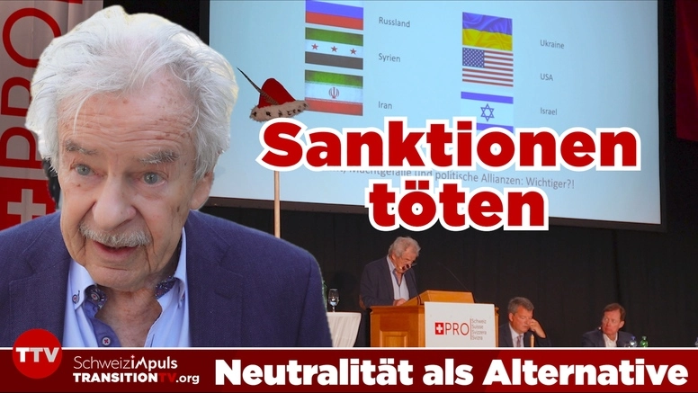 500’000 Tote durch Sanktionen – jedes Jahr | Prof. em. Dr. Wolf Linder fordert Neutralität