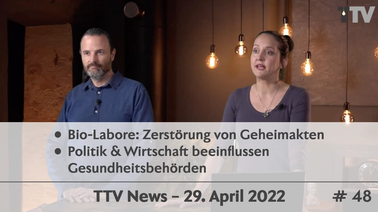 TTV News Nr. 48: Der gläserne Patient – Beeinflusste Gesundheitsbehörden – Zerstörung von Geheimakten – Scholz: Volk nicht zu ernst nehmen – Myokarditis bei Athleten