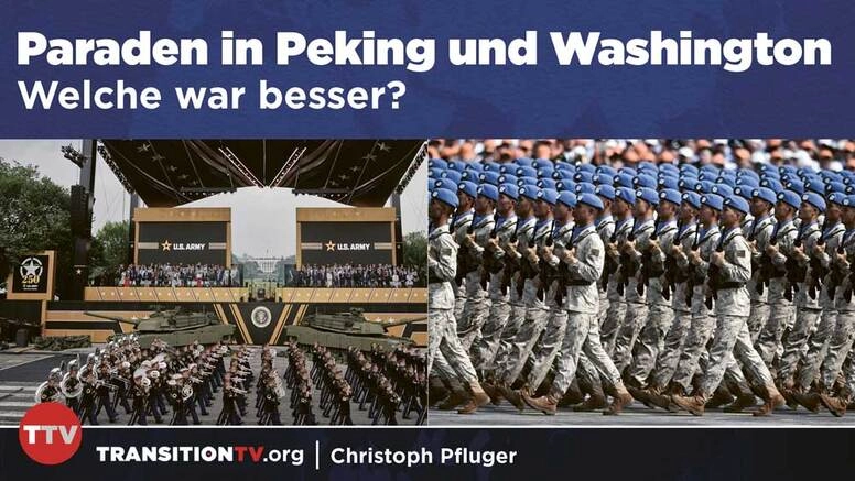 Militärparaden in Peking und Washington – welche war bessere?