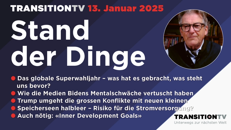 Nach dem Superwahljahr: die grossen Veränderungen. Stand der Dinge vom 13. Januar 2025