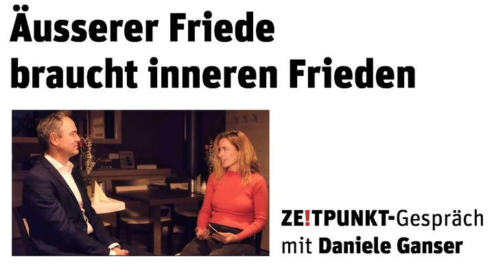 Daniele Ganser über die Arbeit am Frieden
